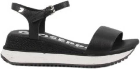 Gioseppo Flat Sandals Zwart Dames