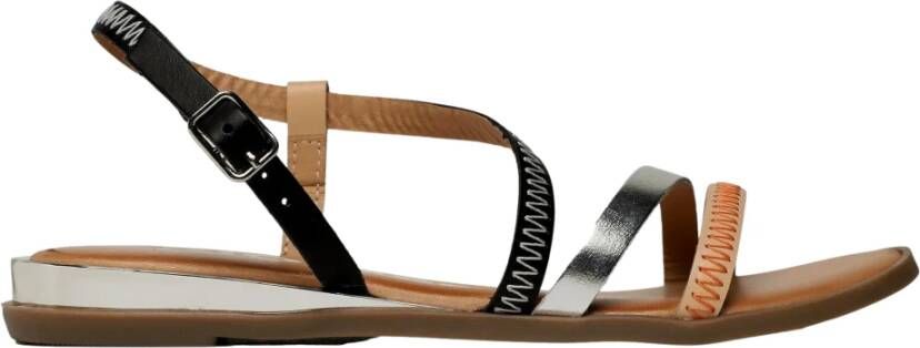 Gioseppo Flat Sandals Zwart Dames