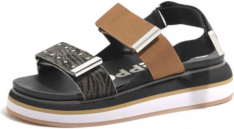Gioseppo Flat sandals Zwart Dames