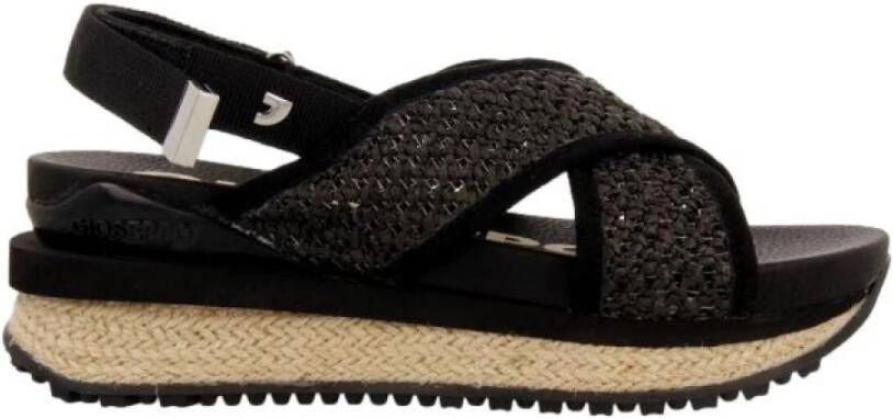 Gioseppo Flat Sandals Zwart Dames