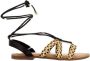 Gioseppo Flat Sandals Black Dames - Thumbnail 1