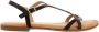 Gioseppo Flat Sandals Zwart Dames - Thumbnail 1