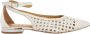 Gioseppo Gevlochten Leren Ballet Flats voor Vrouwen White Dames - Thumbnail 9