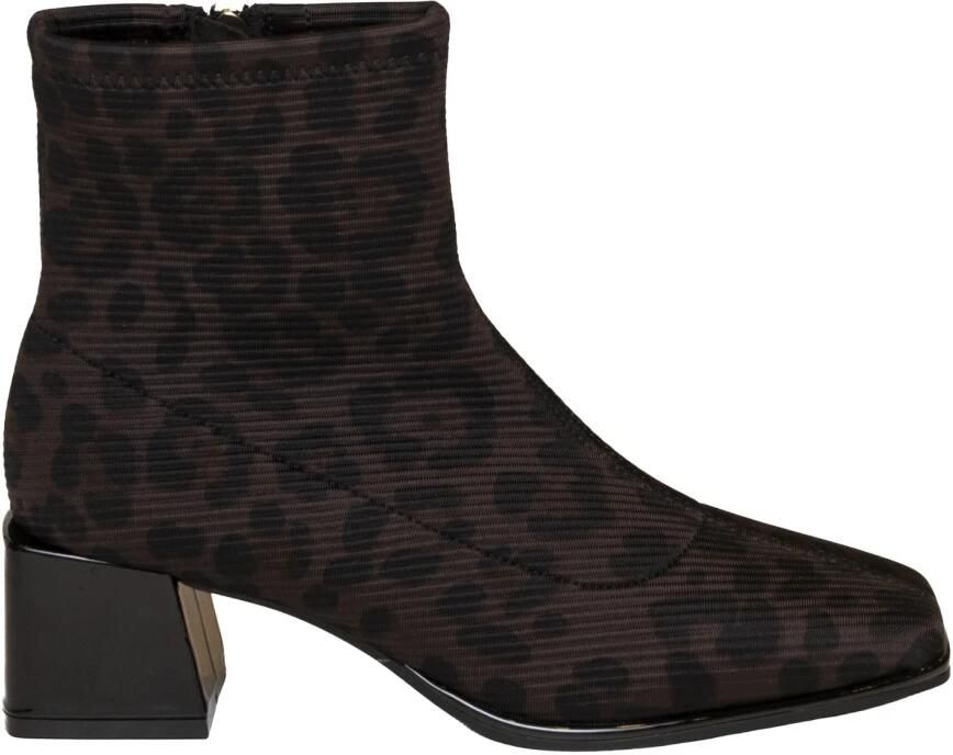 Gioseppo Elastic Animal Print Enkellaarsjes