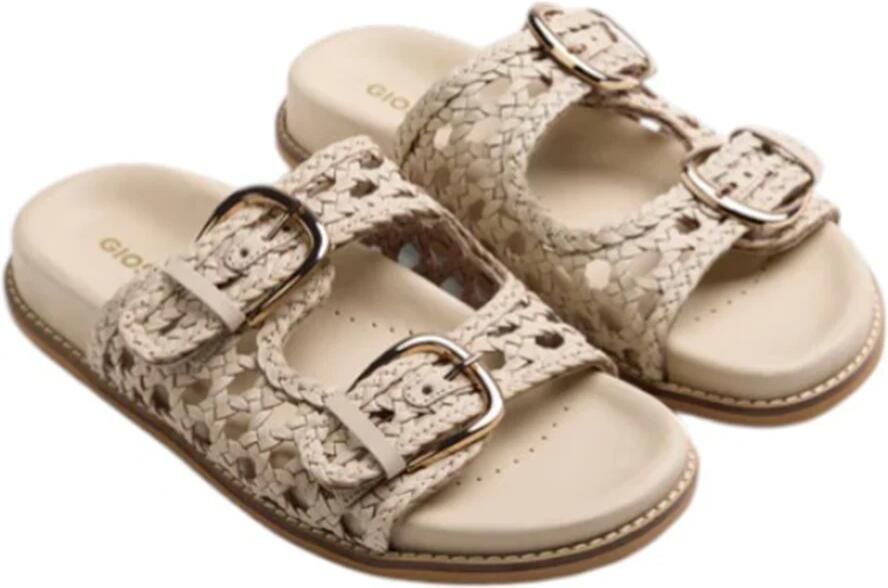 Gioseppo Leren Geweven Sandalen