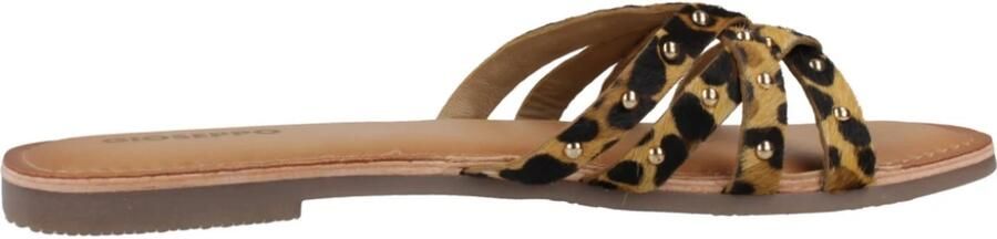 Gioseppo Sandalen met dierenprint van leer