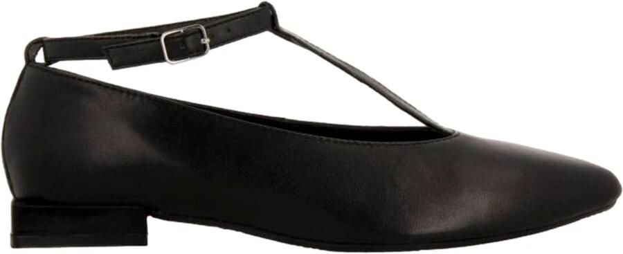 Gioseppo Zwarte ballerina's met verstelbare bandjes