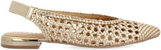 Gioseppo Gouden platte sandalen Guatavita Collectie Beige Dames