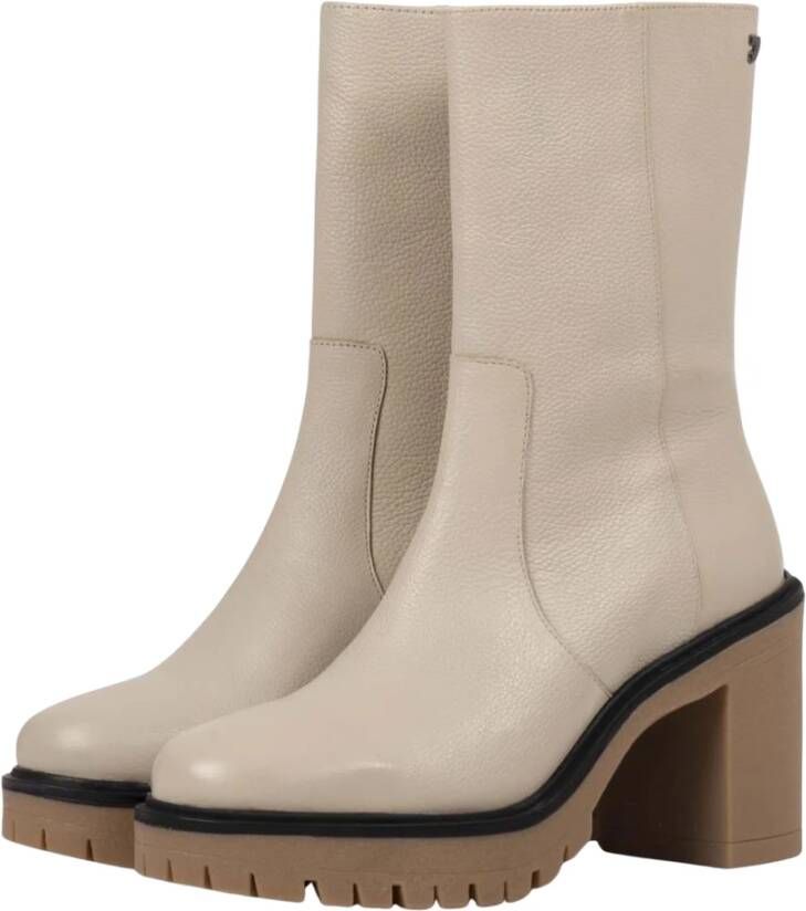 Gioseppo Ankle Boots Heeled Boots Beige Black Dames
