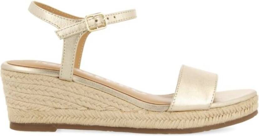 Gioseppo Leren Sandalen Yalaha 71701 Beige Dames
