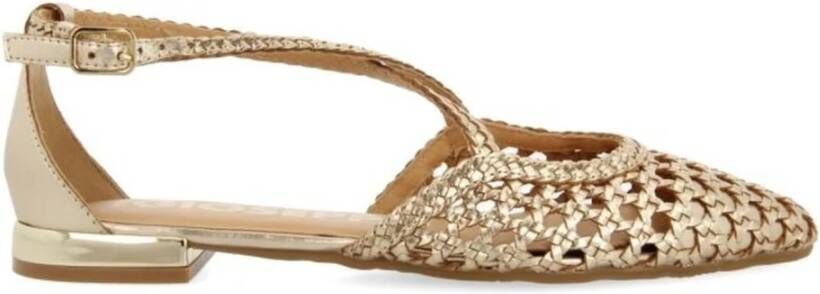 Gioseppo Gevlochten Ballerina's Vrouwen Leskovic Beige Dames