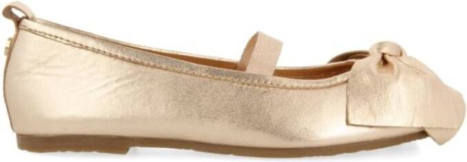 Gioseppo Off-White Leren Ballerina Schoenen Pink Dames