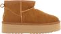 Gioseppo Platform Enkellaarzen Allegany Stijl Brown Dames - Thumbnail 2