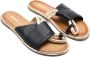 Gioseppo Platte leren sandalen met metalen detail - Thumbnail 2