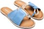 Gioseppo Platte leren sandalen met metalen detail - Thumbnail 1