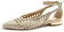 Gioseppo Gouden Platte Sandalen Dell Model Yellow Dames - Thumbnail 1