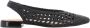 Gioseppo Gevlochten Leren Ballet Flats voor Vrouwen Black Dames - Thumbnail 6