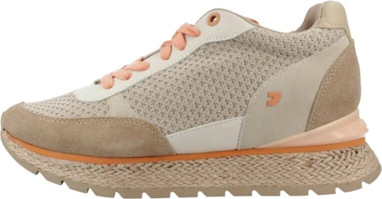 Gioseppo Stijlvolle Damessneakers Beige Dames