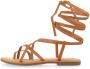 Gioseppo Stijlvolle Platte Sandalen Brown Dames - Thumbnail 10