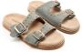 Gioseppo Studded leren sandaal met dubbele gesp - Thumbnail 1