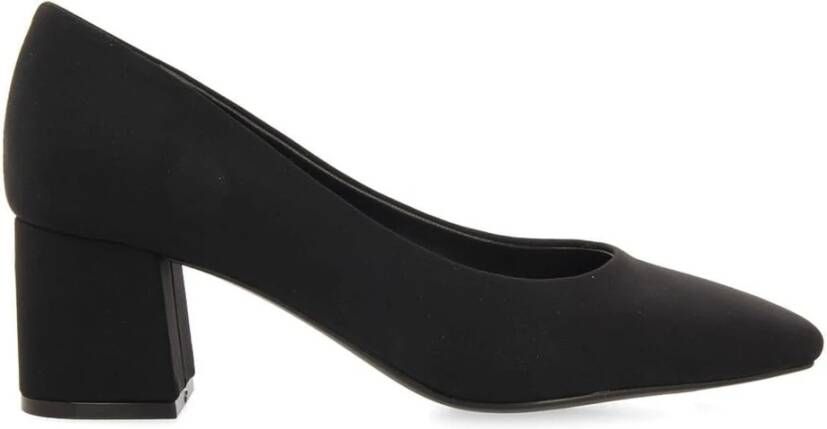 Gioseppo Zwarte Damesschoenen met Vierkante Neus voor Salon Black Dames