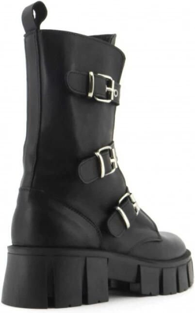 Gisel Moire Zurigo Combat Boots