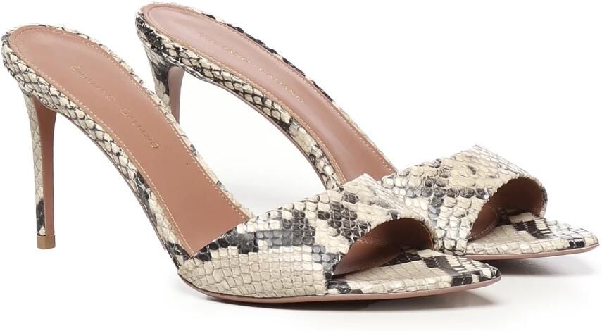 Giuliano Galiano Python Print Leren Sandalen Open Teen - Foto 2