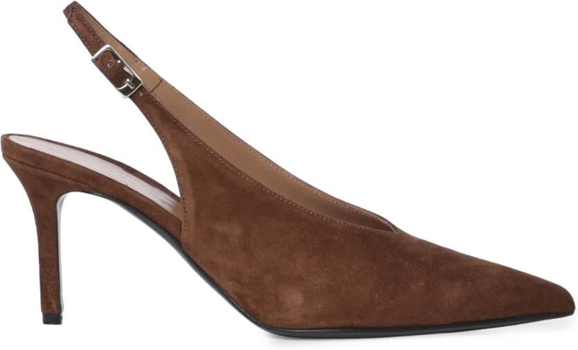 Giuliano Galiano Tara Suede Slingback Pumps
