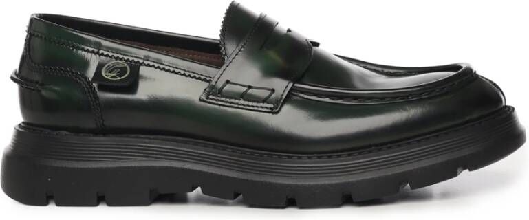 Giuliano Galiano Groene Leren Platte Schoenen - Foto 2