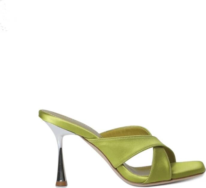 Giuliano Galiano High Heel Sandals Green Dames
