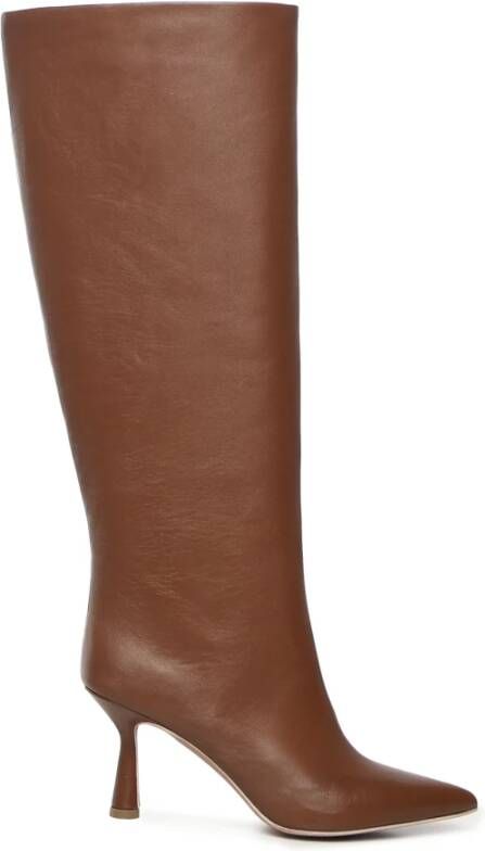 Giuliano Galiano Kameel Hoge Laarzen Puntige Neus Hak - Foto 2