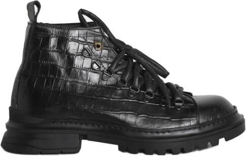 Giuliano Galiano Lace-up Boots Black Heren