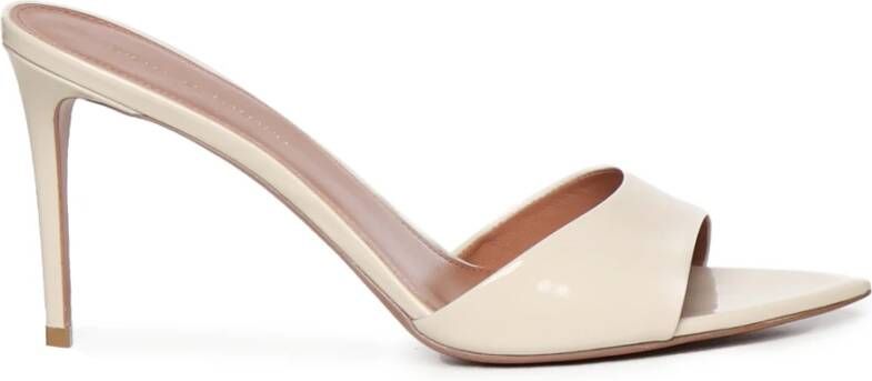 Giuliano Galiano Nude Driehoekige Teen Sandalen
