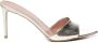 Giuliano Galiano Platinum Metallic Leren Sandalen - Thumbnail 1
