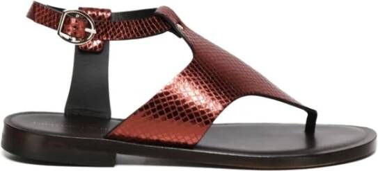Giuliano Galiano Rettile Bordeaux Anti-Slip Sissy Schoenen