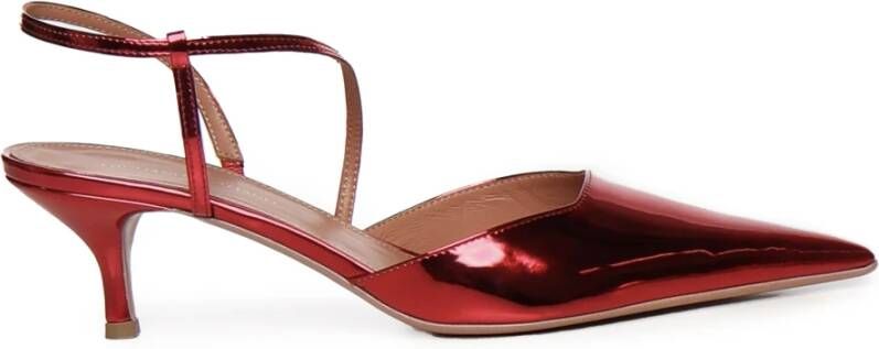 Giuliano Galiano Rode kersen sandalen met verstelbare band