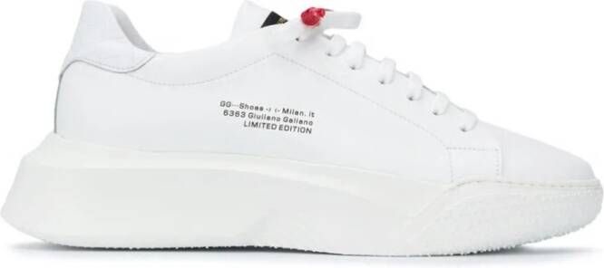 Giuliano Galiano Witte Cocco Sneakers voor Mannen