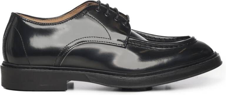 Giuliano Galiano Zwarte leren veterschoenen - Foto 2
