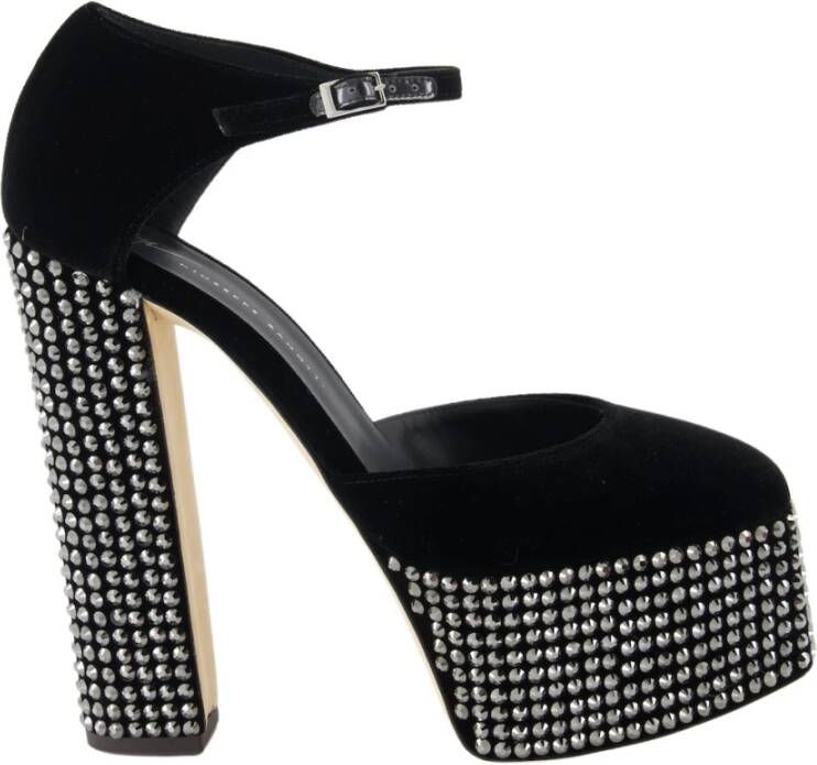Giuseppe Zanotti Baby Strass Pumps met Kristallen Versieringen