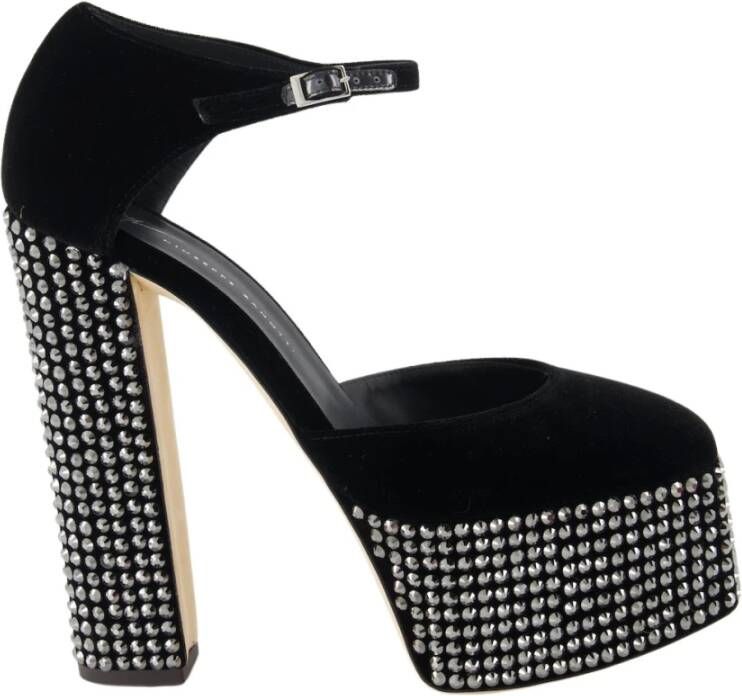 Giuseppe Zanotti Baby Strass Pumps met Kristallen Versieringen