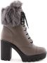 Giuseppe Zanotti Combatlaars met faux fur voering - Thumbnail 1