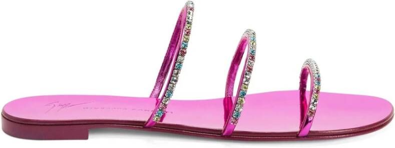 Giuseppe zanotti Flat Sandals Pink Dames