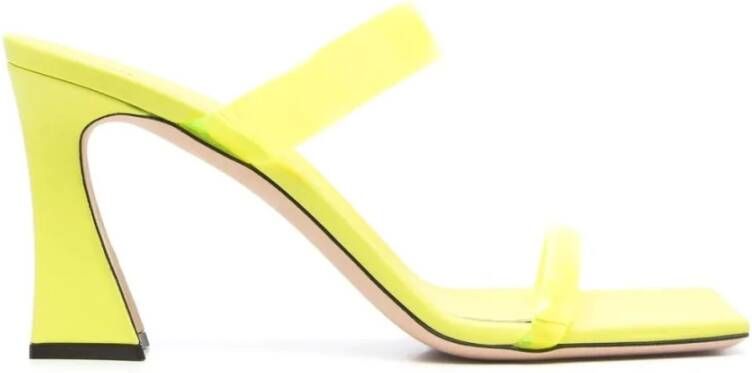 giuseppe zanotti Flat Sandals Yellow Dames