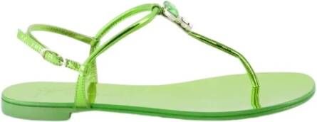 giuseppe zanotti Flip Flops Groen Dames