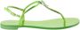 Giuseppe zanotti Verstelbare Enkelband Sandalen Green Dames - Thumbnail 1