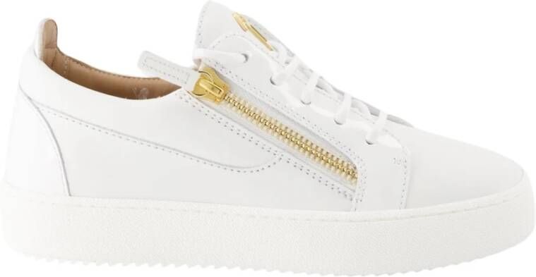 Giuseppe zanotti Gail Leren Sneakers White Dames