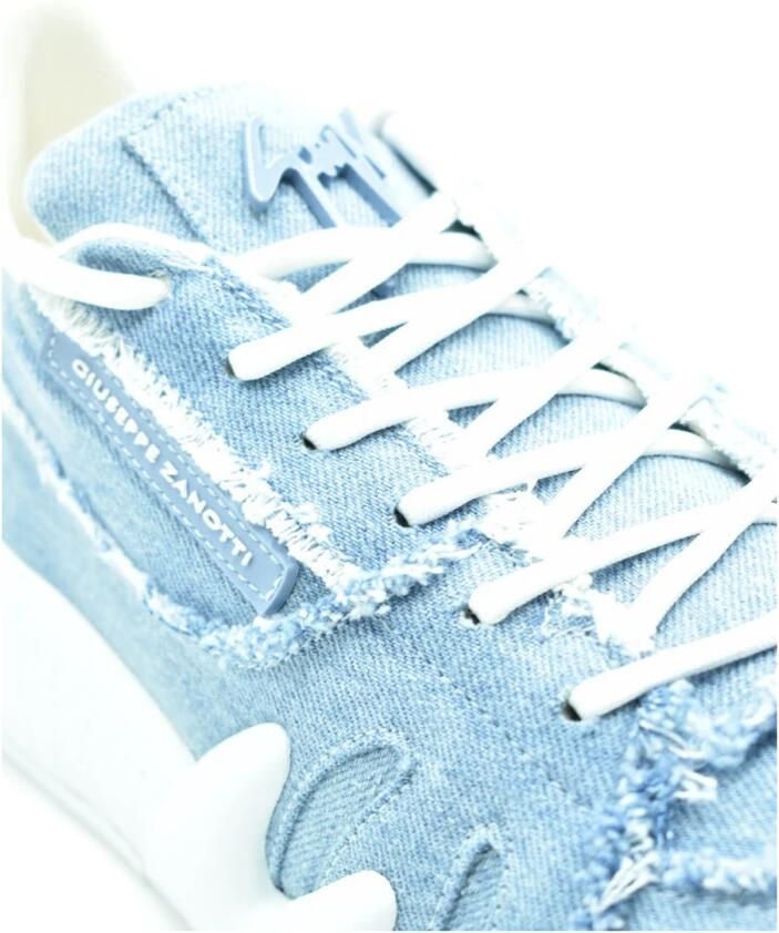 Giuseppe Zanotti Blauwe Sneakers Ss23 Herenschoenen