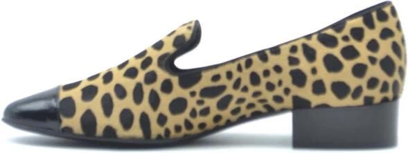 Giuseppe Zanotti Luipaardprint Leren Instap Mocassins - Foto 2