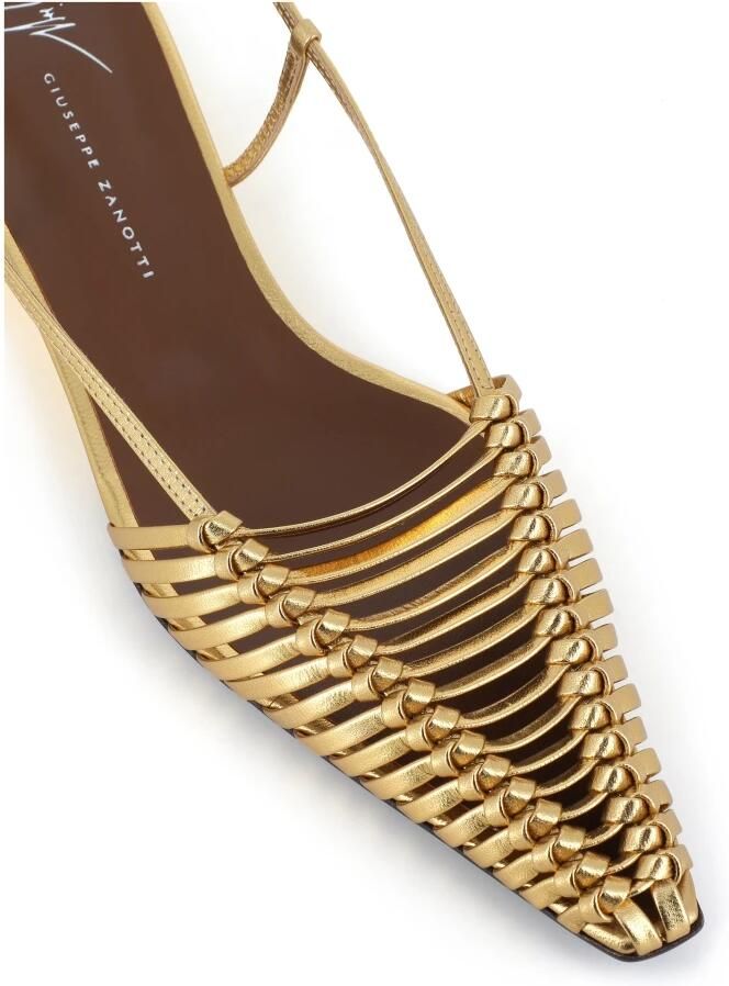 Giuseppe Zanotti Orsola Woven Pointed Sandal - Foto 2
