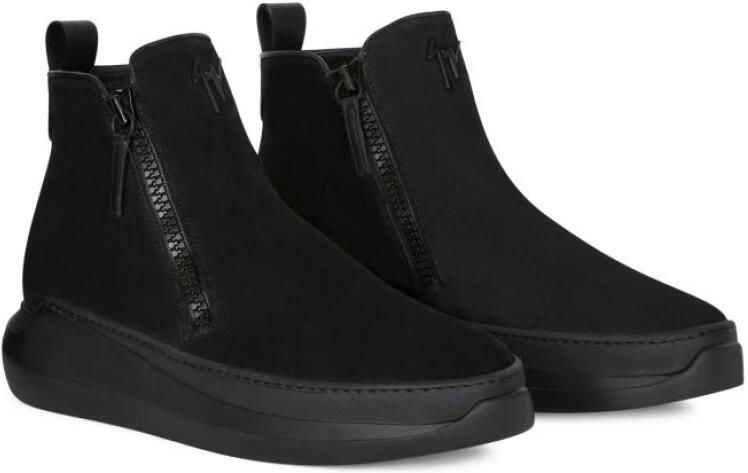 Giuseppe Zanotti Stivaletto in camoscio - Foto 4
